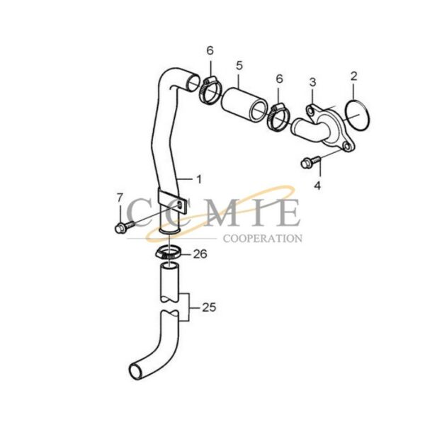 920871.0112 engine crank-house ventilation reach stacker parts