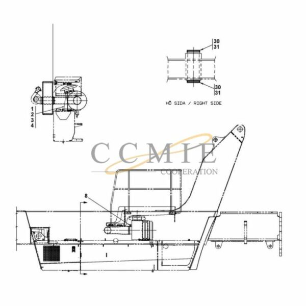 A40889.0300 air cleaning system reach stacker parts