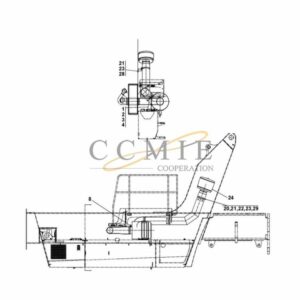 A42872.0200 air cleaning system reach stacker parts