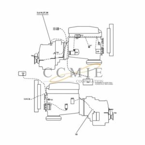 Kalmar A44132.0100 drivetrain spare parts