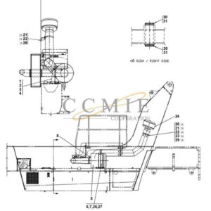 A42872.0400 air cleaning system reach stacker parts