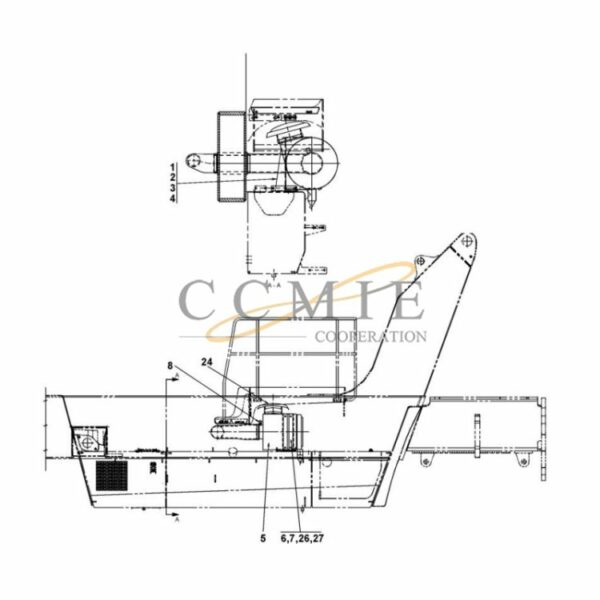 A42872.0100 air cleaning system reach stacker parts
