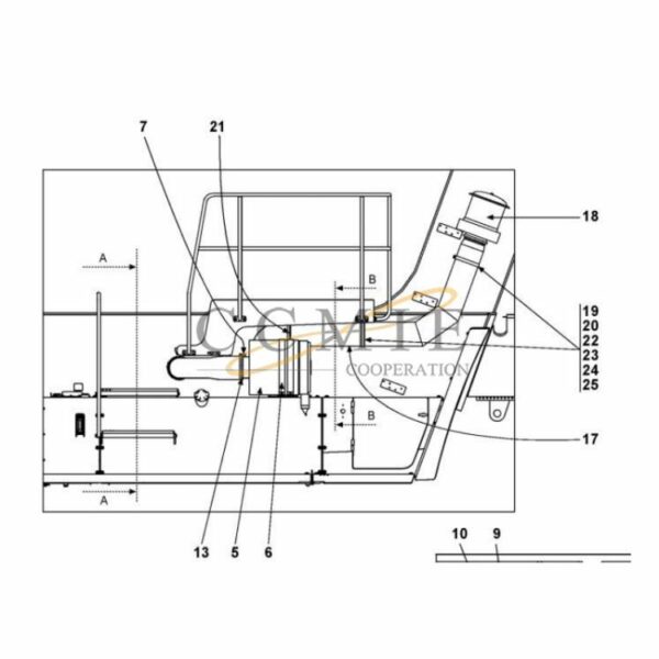 A49719.0200 air cleaning system reach stacker parts