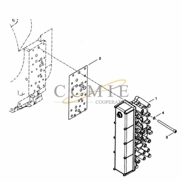 Kalmar 922297.0134 control valve spare parts