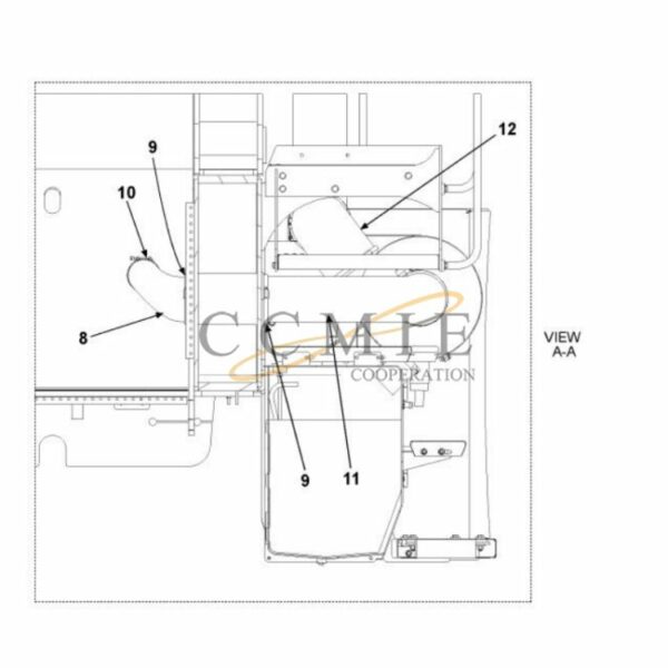 A49719.0400 A49719.0500 air cleaning system reach stacker parts
