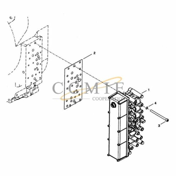 Kalmar 922297.0138 control valve spare parts
