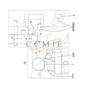 A49719.0600 air cleaning system reach stacker parts