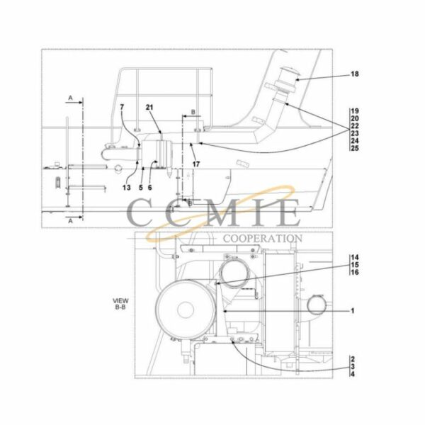 A49719.0600 air cleaning system reach stacker parts