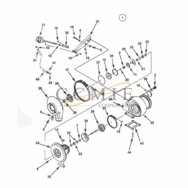 923976.4142 turbo details QSM11 reach stacker parts