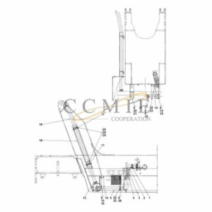 A41667.0200 exhaust system QSM11 reach stacker parts