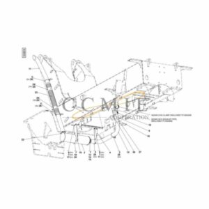 A49715.0300 exhaust system QSM11 reach stacker parts