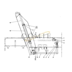 A43520.0100 exhaust system TWD1240VE reach stacker parts