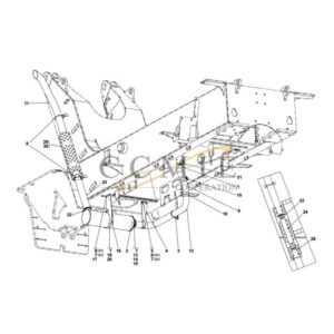 A48411.0100 exhaust system TWD1240VE reach stacker parts