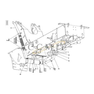 A48411.0300 exhaust system TWD1240VE reach stacker parts
