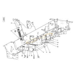 A48411.0200 exhaust system TWD1240VE reach stacker parts