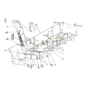 A49715.0100 exhaust system TAD1250VE reach stacker parts