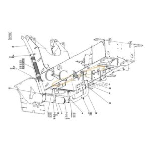 A49715.0200 exhaust system TAD1250VE reach stacker parts