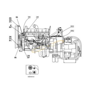 Cummins QSM11-TE32418 A40300.0900 reach stacker parts