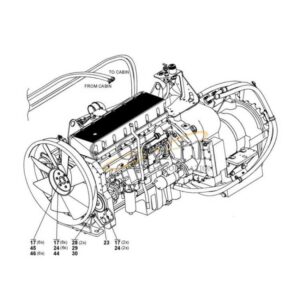 Cummins QSM11-TE32418 A52874.0200 reach stacker parts