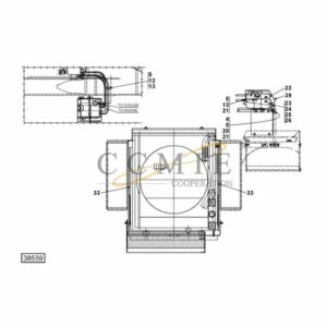 TWD1240VE A52945.0100 engine radiator reach stacker parts