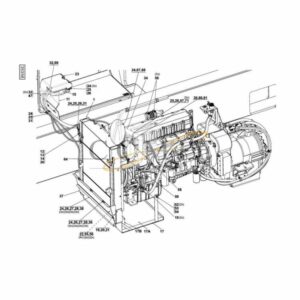 Kalmar A49718.0100 engine radiator reach stacker parts