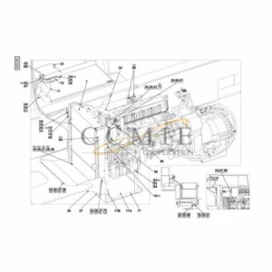 Kalmar A49718.0300 engine radiator reach stacker parts