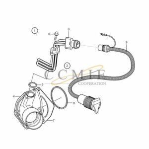 Kalmar 920871.0112 engine heater reach stacker spare parts