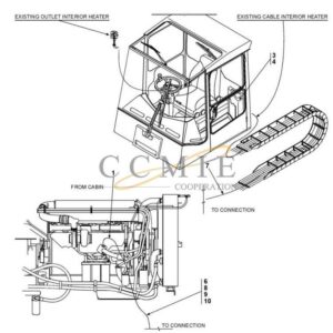 A43572.0200 engine heater and cabin reach stacker spare parts