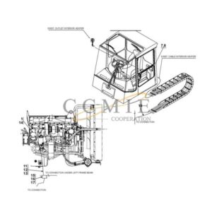 A43572.0500 engine heater and cabin reach stacker spare parts