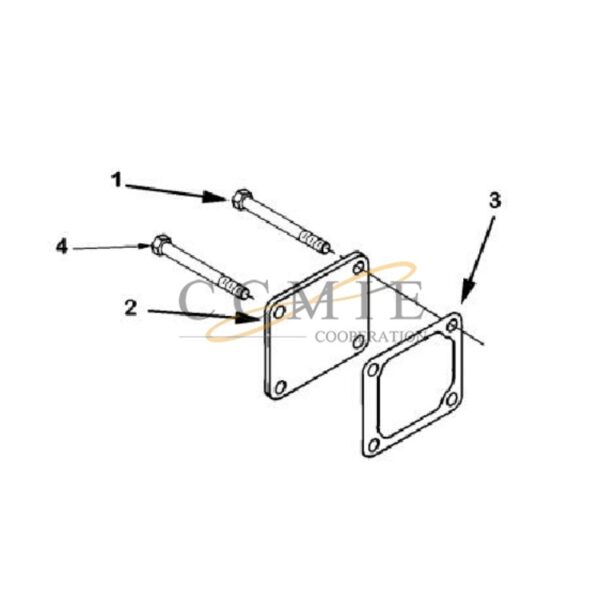 Kalmar cover plate and engine heater reach stacker spare parts