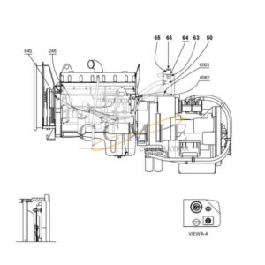 Cummins- A40300.0700 lubrication reach stacker parts