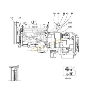 Cummins- A40300.0900 lubrication reach stacker parts