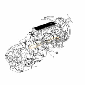 Cummins- A49547.0200 lubrication reach stacker parts