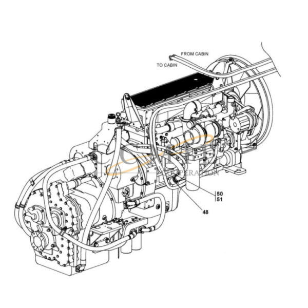 Cummins- A52874.0200 engine reach stacker parts