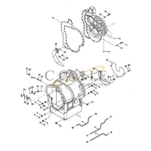 Kalmar 922297.0119 gear box transmission housing parts