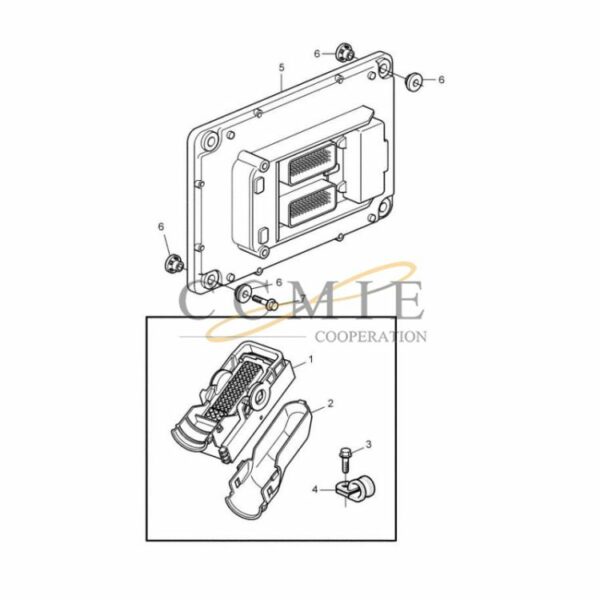 Kalmar reach stacker engine control unit spare parts