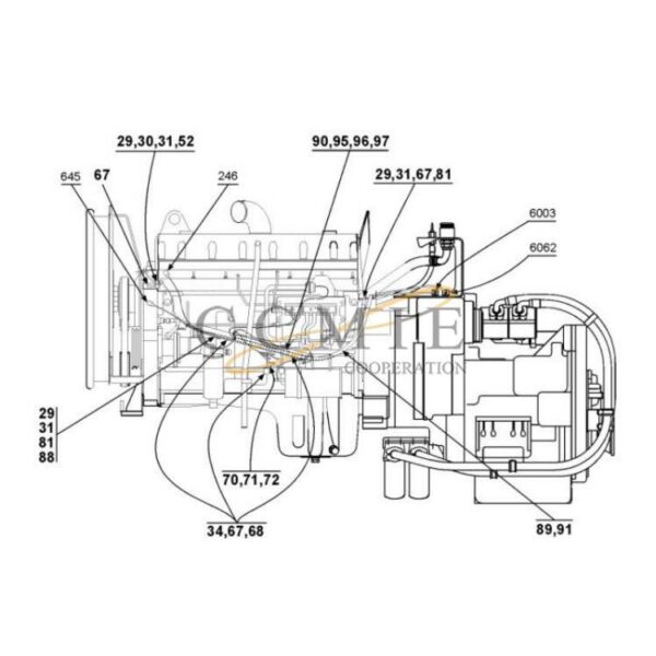 A40300.0900 QSM11 electrical system spare parts