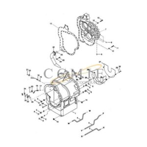 Kalmar 922297.0134 gear box transmission housing parts