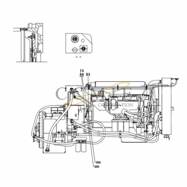 Kalmar A41665.0600 electrical system spare parts