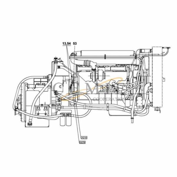 DRF450 A41665.0900 electrical system spare parts