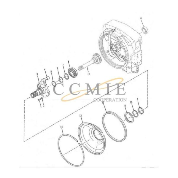 Kalmar 922297.0094 gear box transmission housing parts