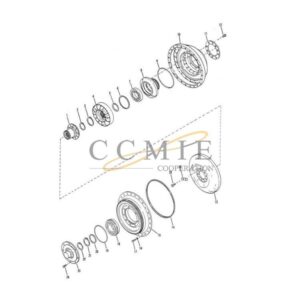 Kalmar 922297.0094 converter group gear box spare parts