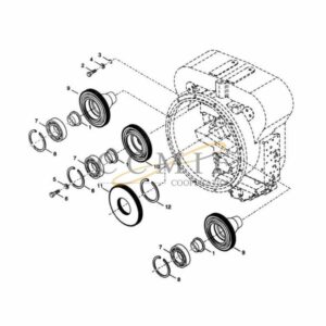 Kalmar 922297.0106 pump drive parts group spare parts