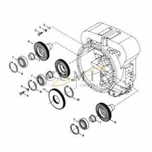 Kalmar 922297.0119 pump drive parts group spare parts