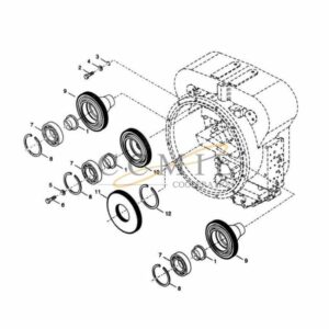 Kalmar 922297.0134 pump drive parts group spare parts