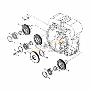 Kalmar 922297.0138 pump drive parts group spare parts