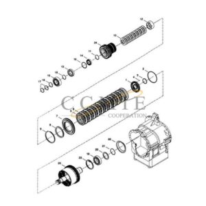 Kalmar 922297.0106 pump drive parts group spare parts