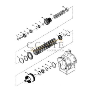 Kalmar 922297.0119 forward shaft group spare parts