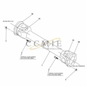 Kalmar A41672.0100 drive shaft spare parts