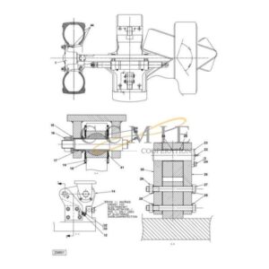 A39630.0100 Kalmar steering axle 18.00x25 spare parts